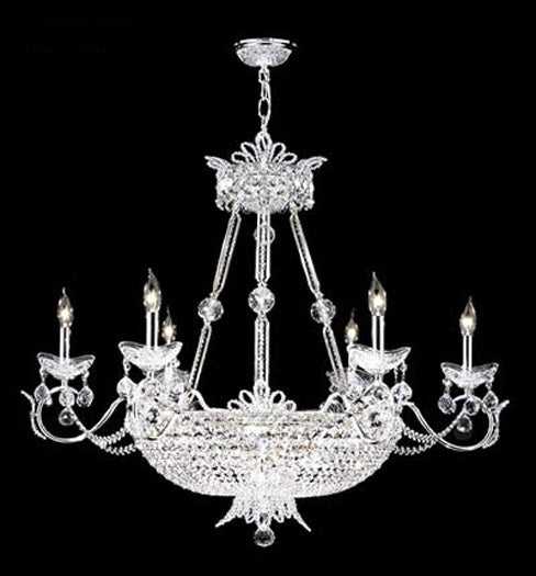 Princess 22 Light Chandelier in Silver James R. Moder Canada