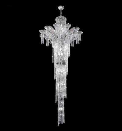 Princess 22 Light Chandelier in Silver James R. Moder Canada