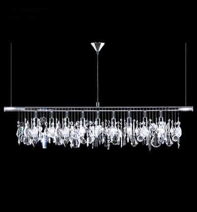 Fashionable Broadway Nine Light Bar in Silver James R. Moder Canada