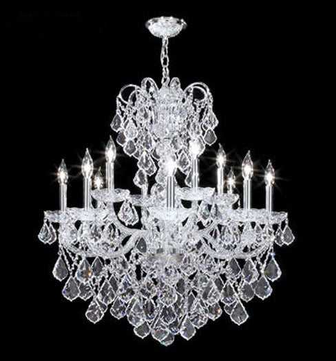 Vienna 12 Light Chandelier in Silver James R. Moder Canada