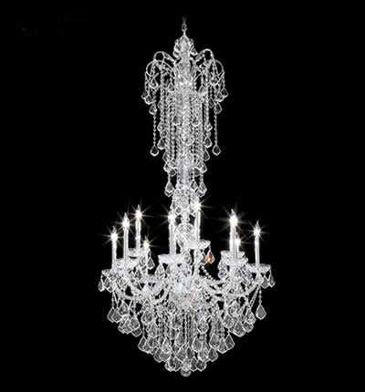 Vienna 12 Light Chandelier in Silver James R. Moder Canada