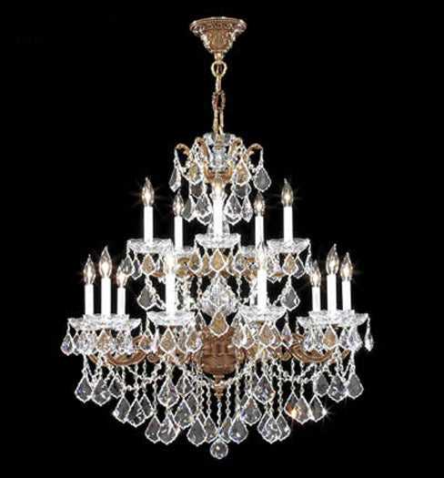 Madrid Cast Brass 15 Light Chandelier in Bronze James R. Moder Canada