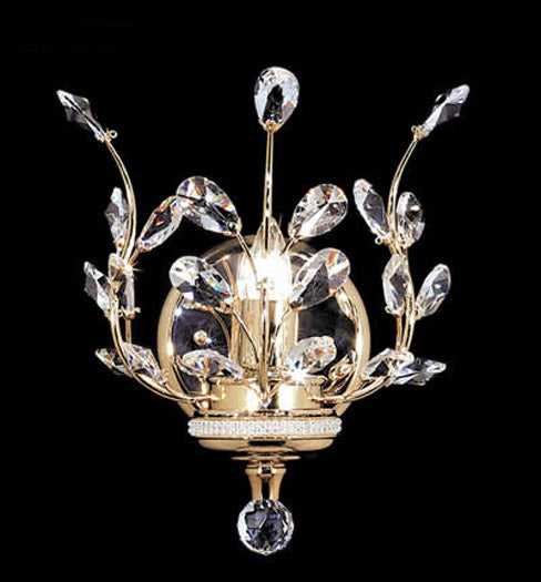 Florale One Light Wall Sconce in Gold James R. Moder Canada