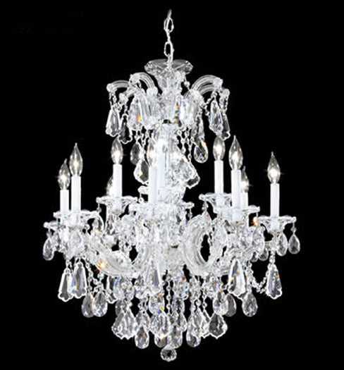 Maria Theresa Royal 12 Light Chandelier in Silver James R. Moder Canada