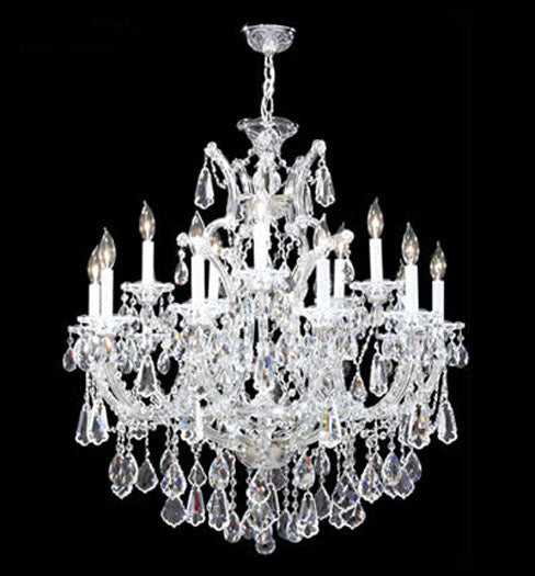 Maria Theresa Royal 16 Light Chandelier in Silver James R. Moder Canada