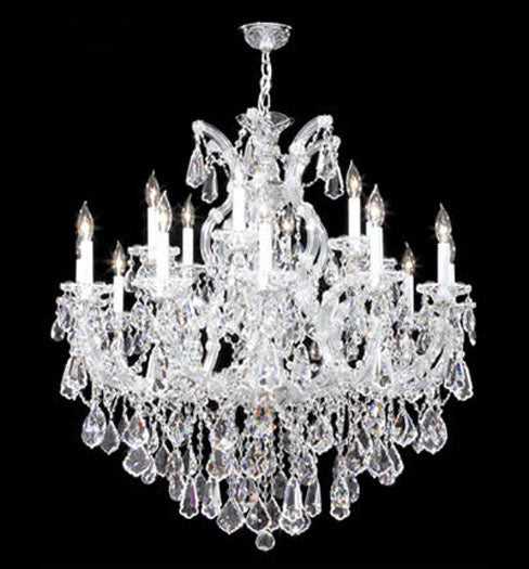 Maria Theresa Royal 19 Light Chandelier in Silver James R. Moder Canada