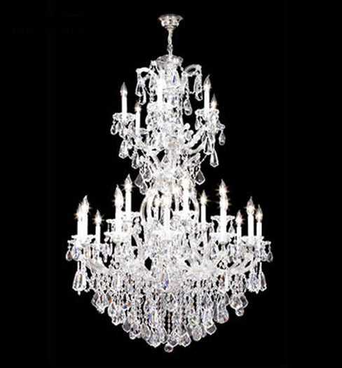 Maria Theresa Royal 25 Light Chandelier in Silver James R. Moder Canada
