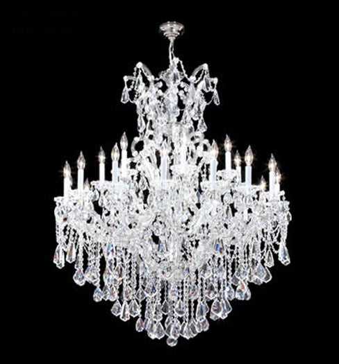Maria Theresa Royal 25 Light Chandelier in Silver James R. Moder Canada