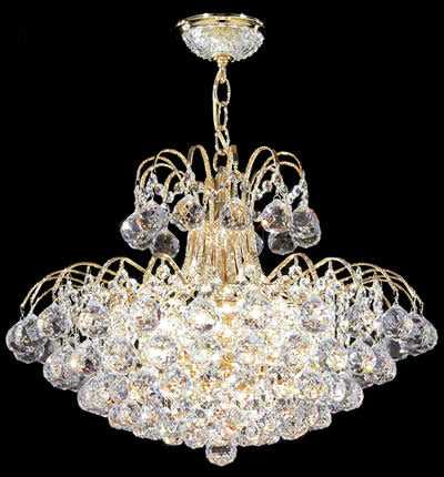 Jacqueline 16 Light Chandelier in Gold James R. Moder Canada