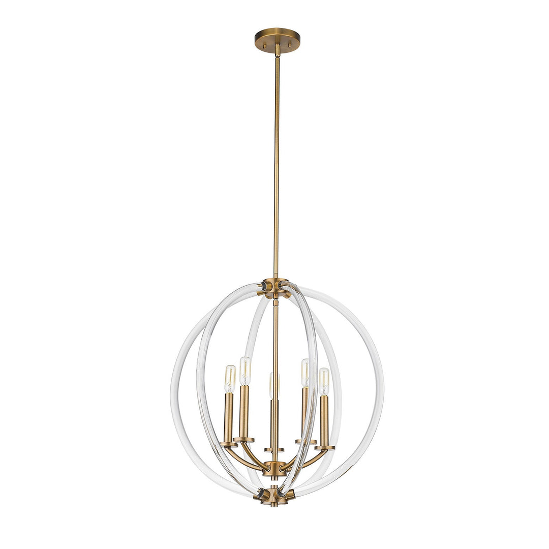 Optic 5-Light Chandelier Mirage Lighting Group