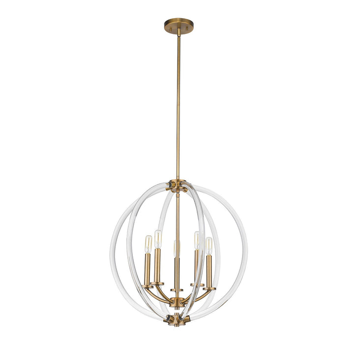 Optic 5-Light Chandelier Mirage Lighting Group