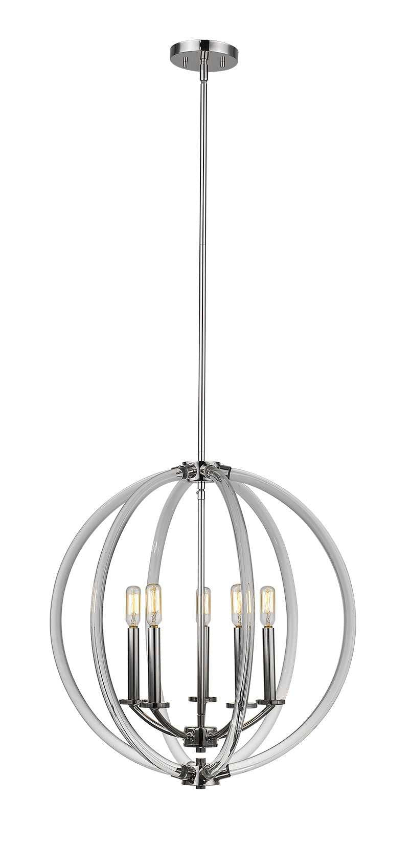 Optic 5-Light Chandelier thelightingshoppe.ca