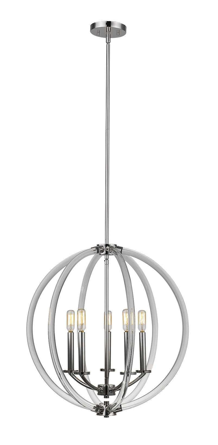 Optic 5-Light Chandelier Mirage Lighting Group