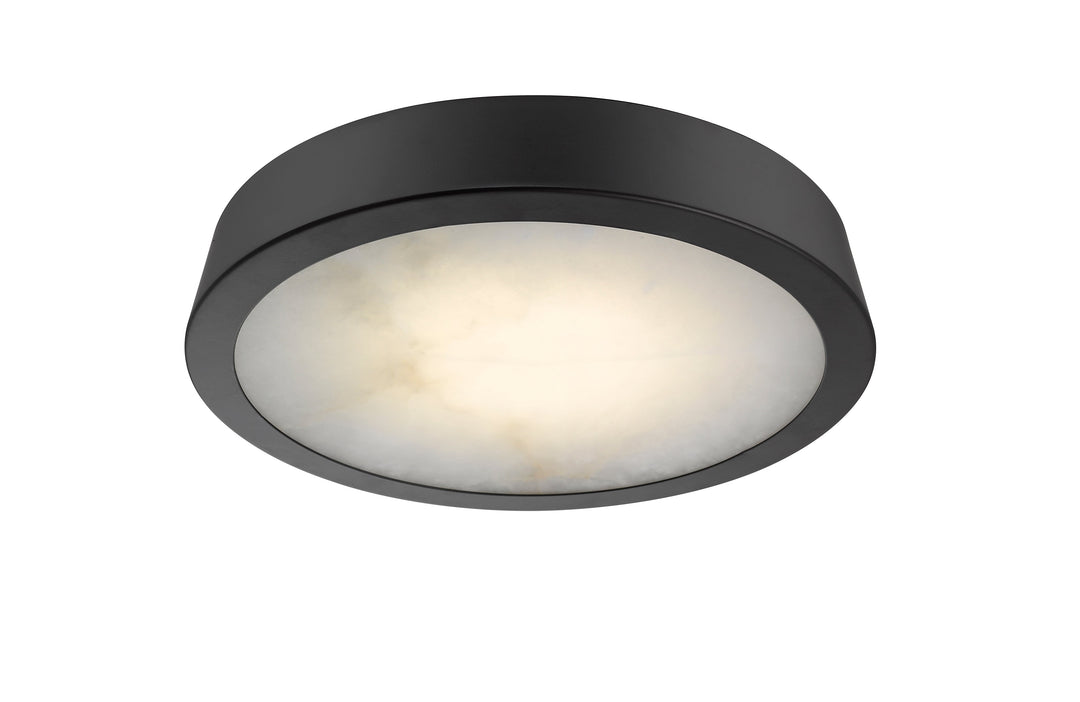 Stonework Alabaster Replaceable LED 13" Flush Mount Mirage Lighting