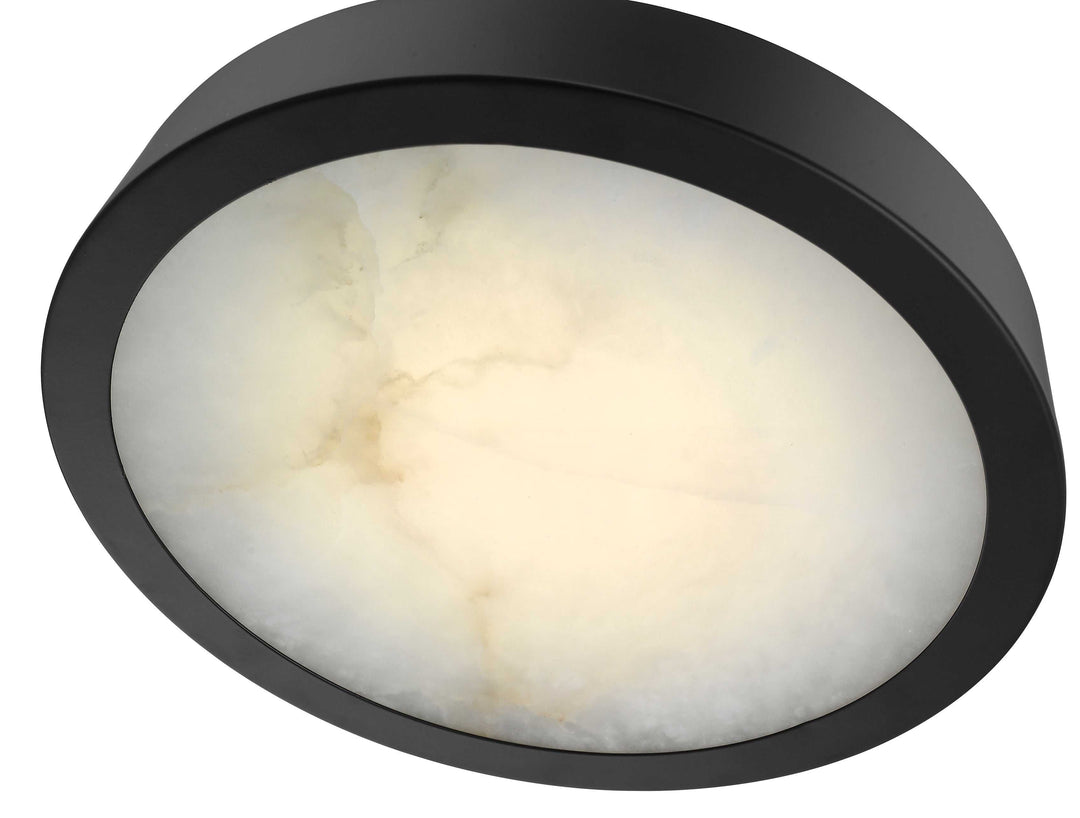 Stonework Alabaster Replaceable LED 13" Flush Mount Mirage Lighting
