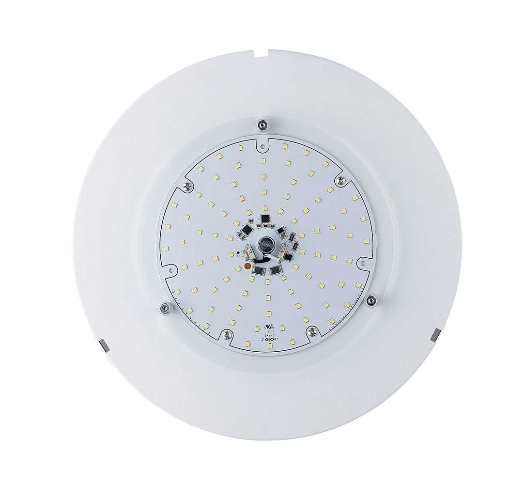 Stonework Alabaster Replaceable LED 13" Flush Mount Mirage Lighting