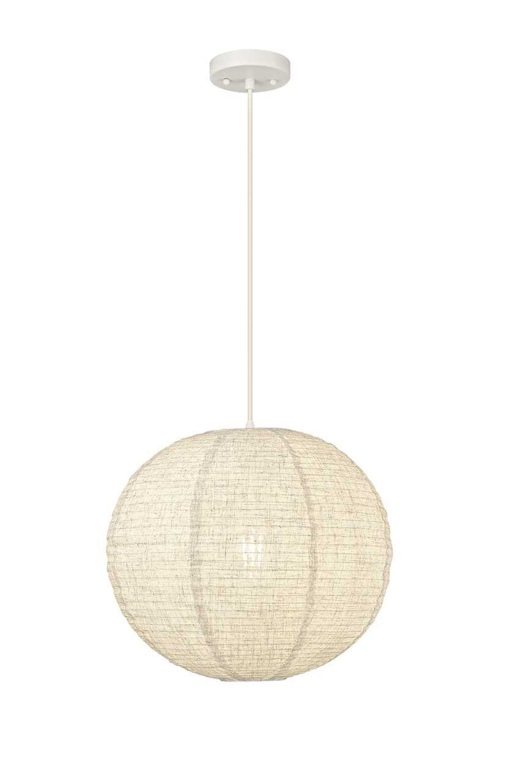 Oslo 16" 1-Light Linen Pendant Mirage Lighting
