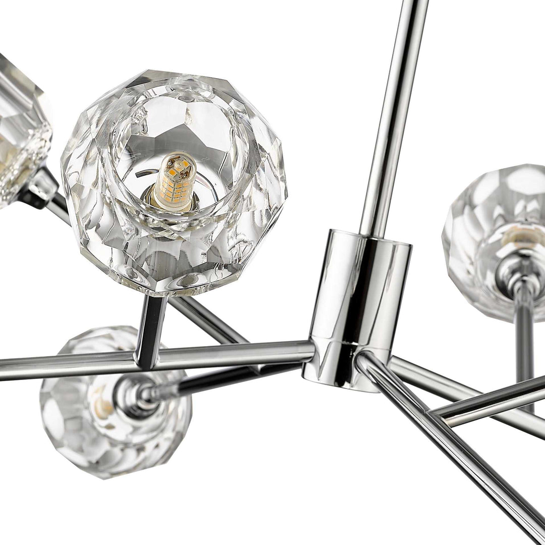 Gem 8 Light Chandelier Mirage Lighting Group