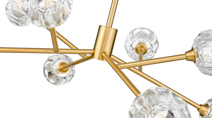 Gem 8 Light Chandelier Mirage Lighting Group