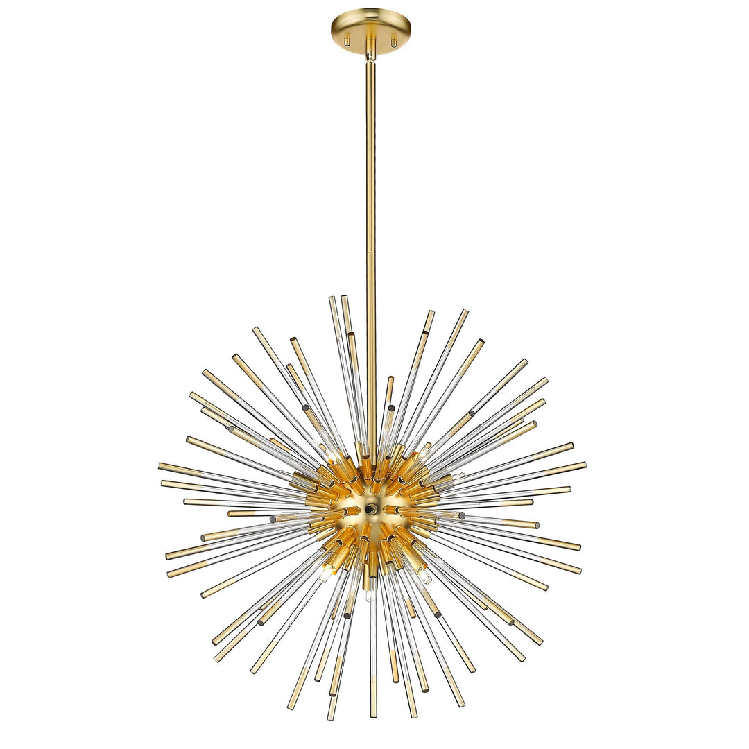 Sunburst 9-Light 24" Sputnik Pendant Mirage Lighting Group
