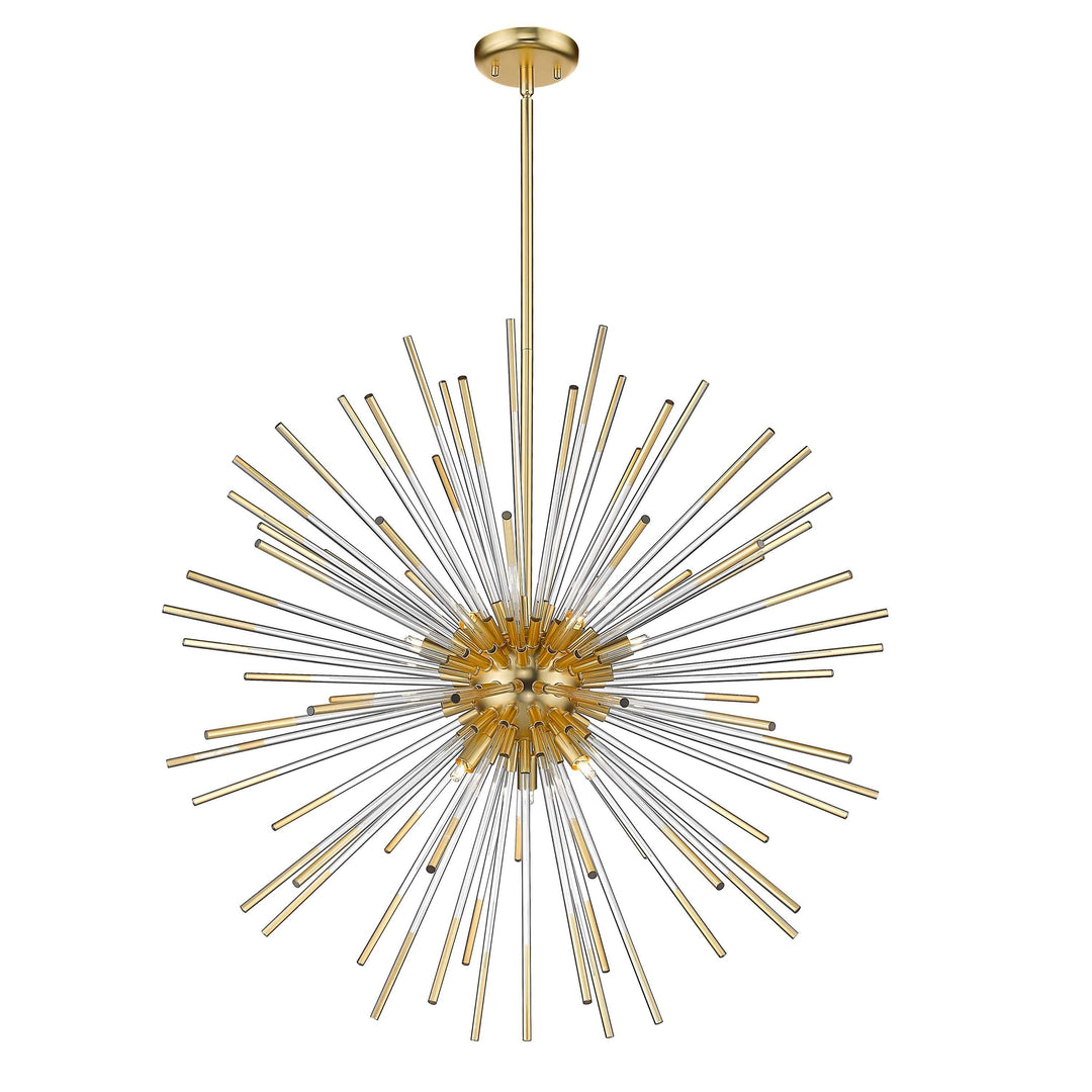Sunburst 9-Light 31" Sputnik Pendant Mirage Lighting Group