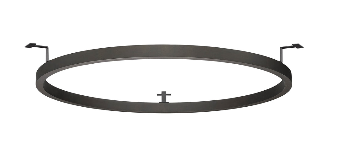 Du-Ring Flat Black & Black Wood Duo 30 Inch Integrated LED Round Chandelier By Modition Lighting (Copy) Modition Lighting