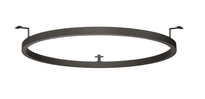 Du-Ring Flat Black & Black Wood Duo 30 Inch Integrated LED Round Chandelier By Modition Lighting (Copy) Modition Lighting