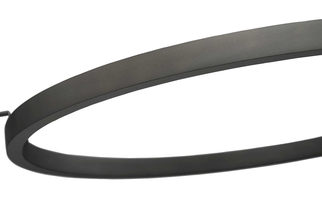 Du-Ring Flat Black & Black Wood Duo 30 Inch Integrated LED Round Chandelier By Modition Lighting (Copy) Modition Lighting