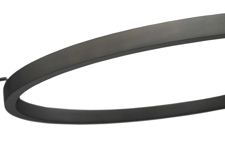 Du-Ring Flat Black & Black Wood Duo 30 Inch Integrated LED Round Chandelier By Modition Lighting (Copy) Modition Lighting