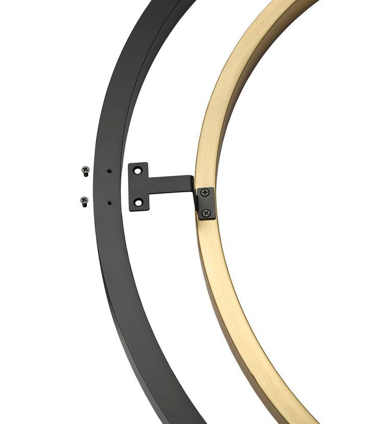 Du-Ring Flat Black & Oxidized Gold Duo 30 Inch Integrated LED Round Chandelier By Modition Lighting (Copy) (Copy) Modition Lighting