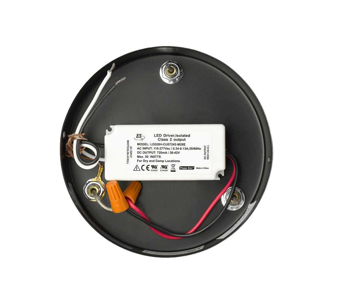 Du-Ring Black 30 Inch Integrated LED Round Chandelier By Modition Lighting (Copy) Modition Lighting