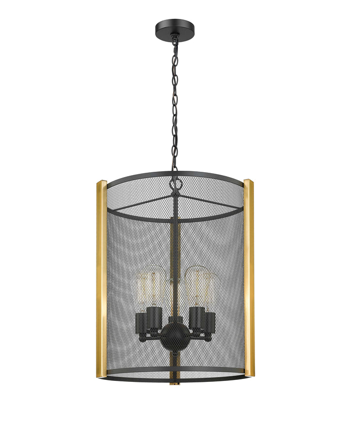 Forge & Fern Five Light Multi-Finish Pendant Mirage Lighting Group