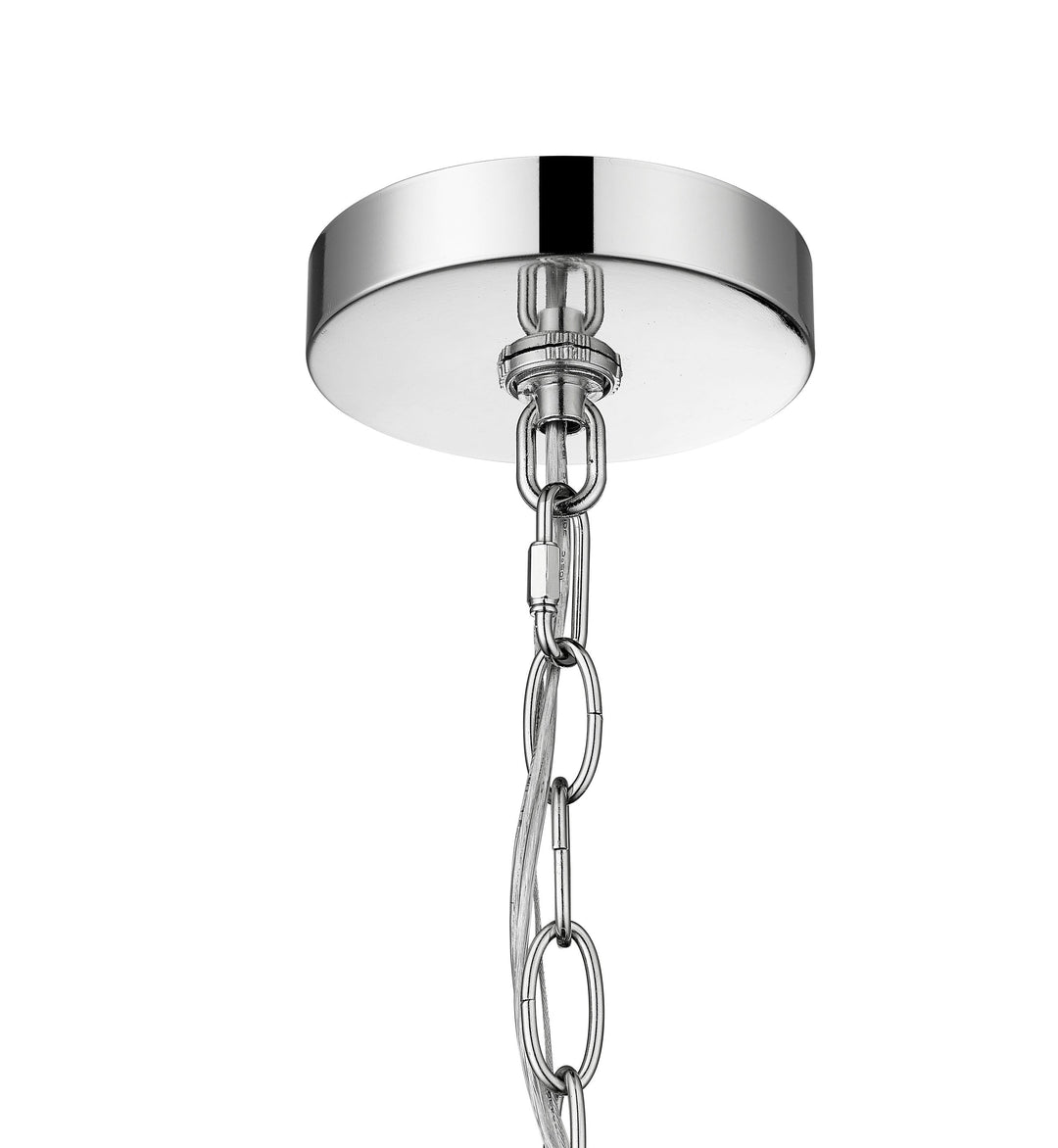 Forge & Fern 5-Light Polished Nickel with Multi-Finish Pendant Mirage Lighting Group