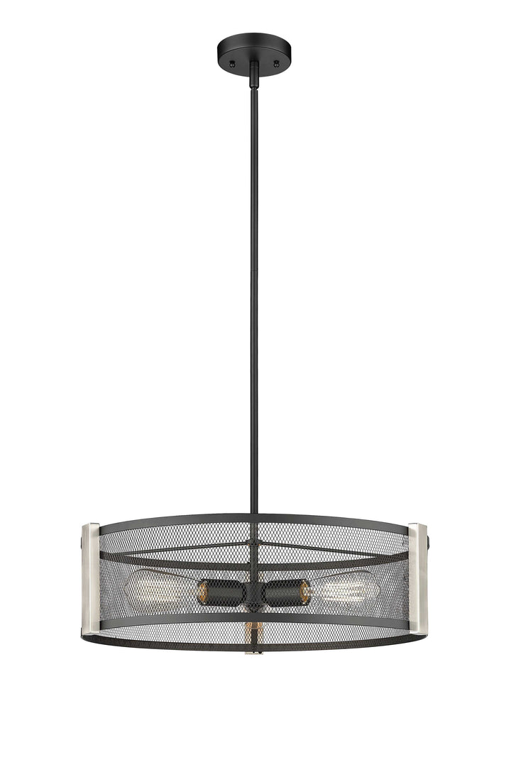Forge & Fern Three Light Multi-Finish Pendant Mirage Lighting Group
