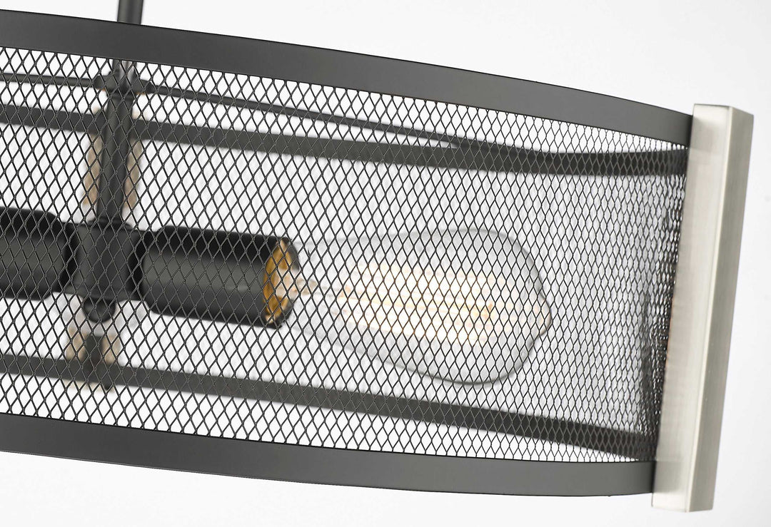 Forge & Fern Three Light Multi-Finish Pendant Mirage Lighting Group