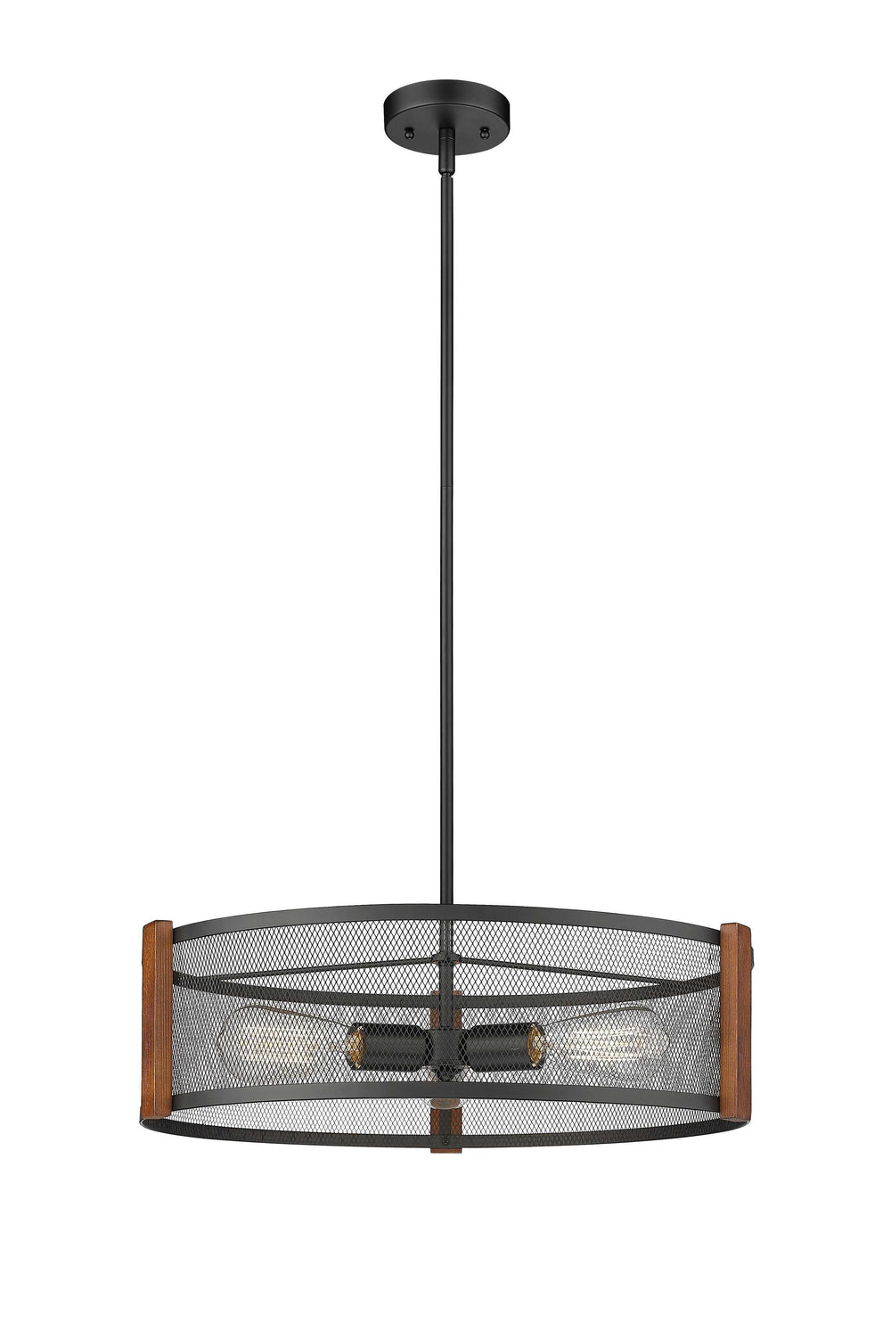 Forge & Fern Three Light Multi-Finish Pendant Mirage Lighting Group