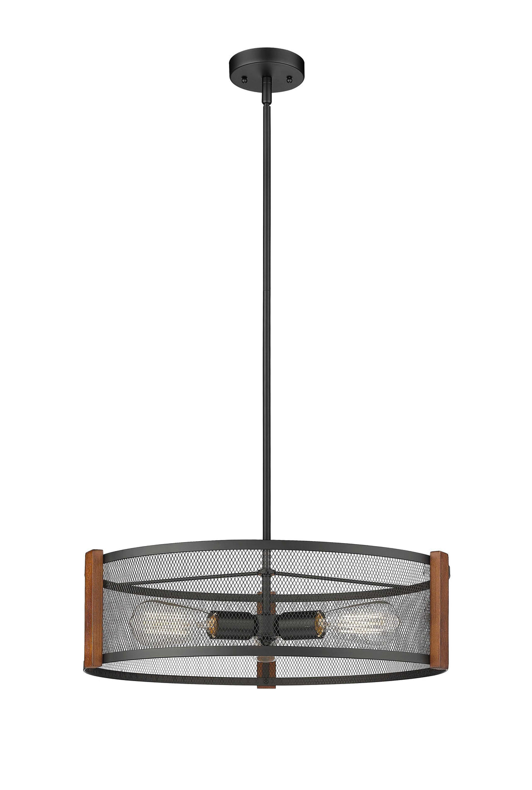 Forge & Fern Three Light Multi-Finish Pendant Mirage Lighting Group