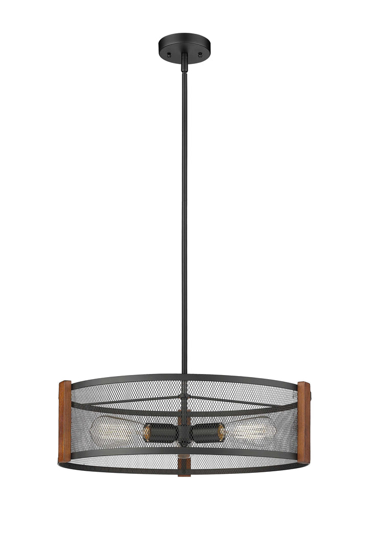 Forge & Fern Three Light Multi-Finish Pendant Mirage Lighting Group