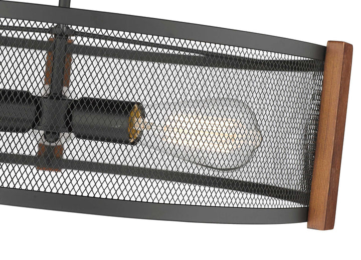 Forge & Fern Three Light Multi-Finish Pendant Mirage Lighting Group