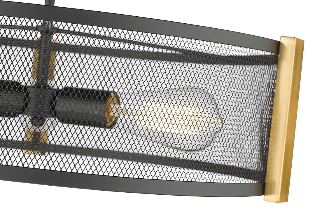 Forge & Fern Three Light Multi-Finish Pendant Mirage Lighting Group