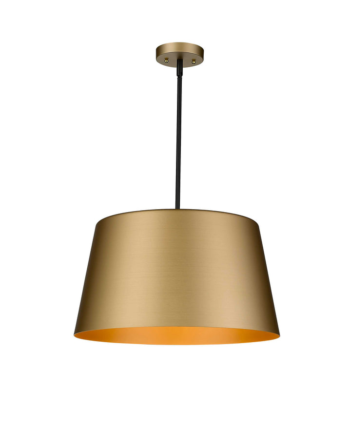 Kaitlin Three-Light Gold Pendant Mirage Lighting Group