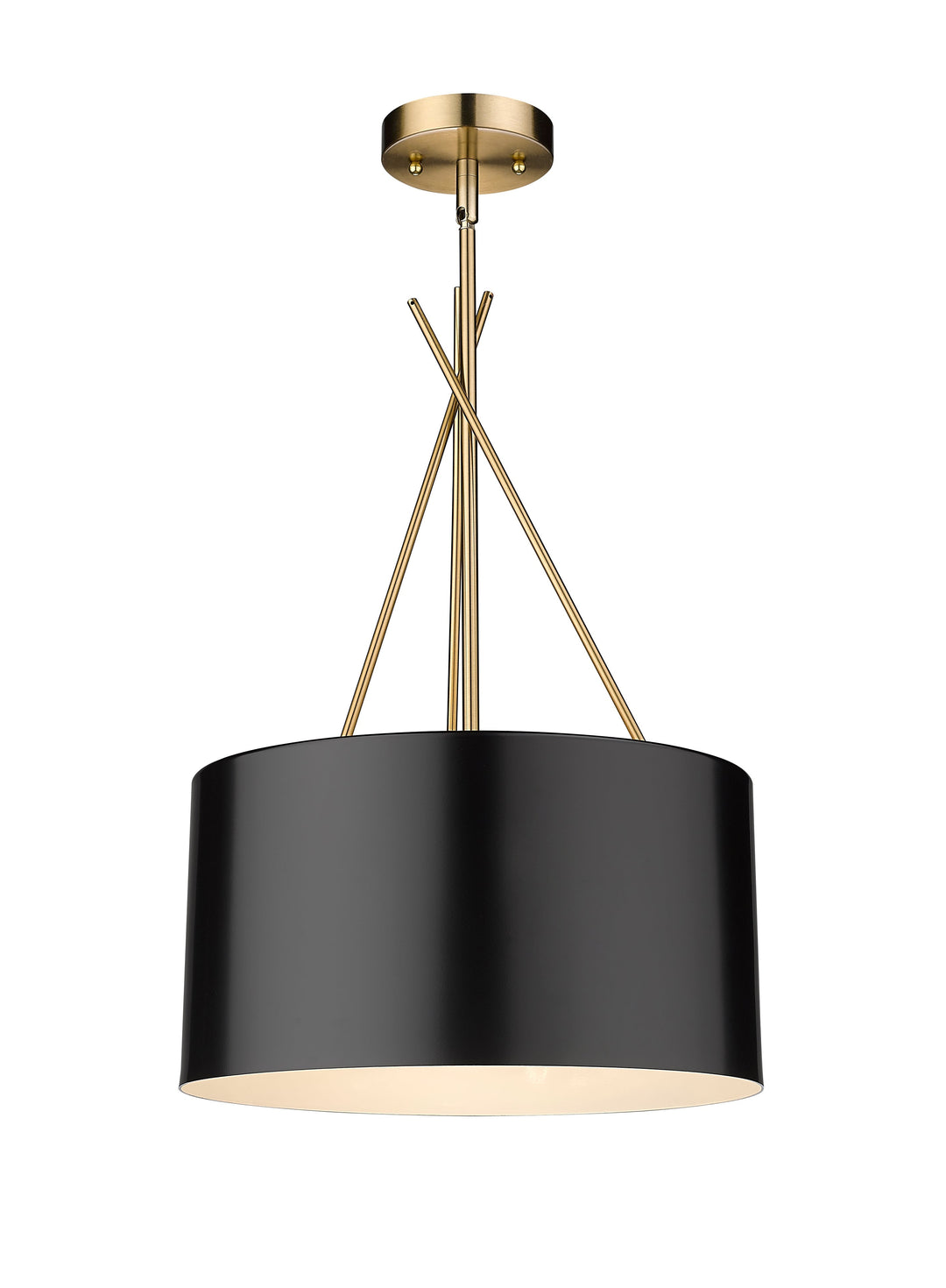 Twizzle Three Light Black Pendant Mirage Lighting Group