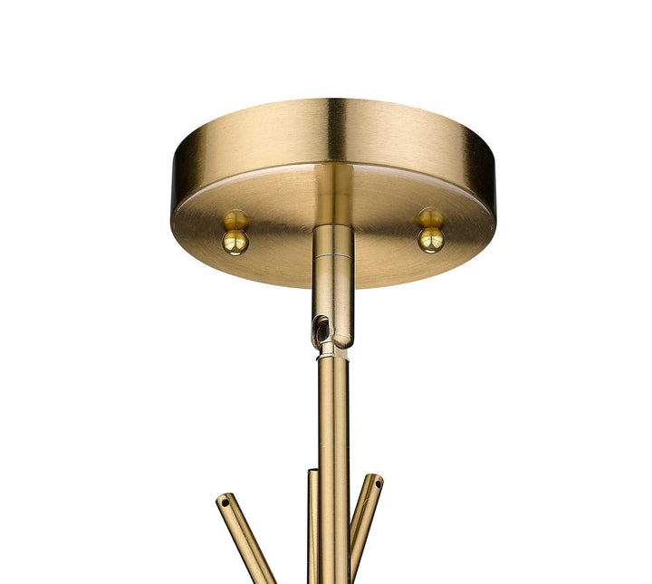Twizzle Three Light Black Pendant Mirage Lighting Group