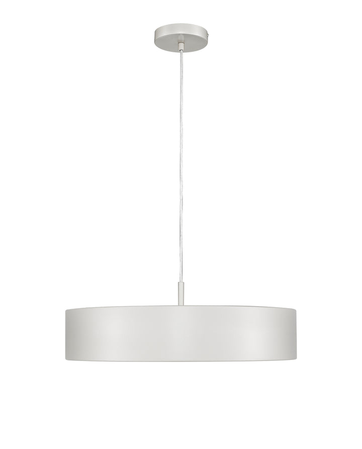 LUNA 19" Pendant Brushed Nickel