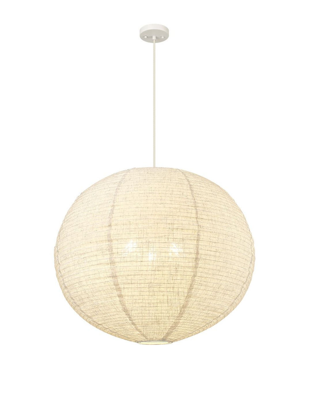 Oslo 30" 3-Light Linen Pendant