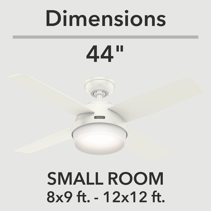 Dempsey with LED Light 44 inch Hunter Fan Canada