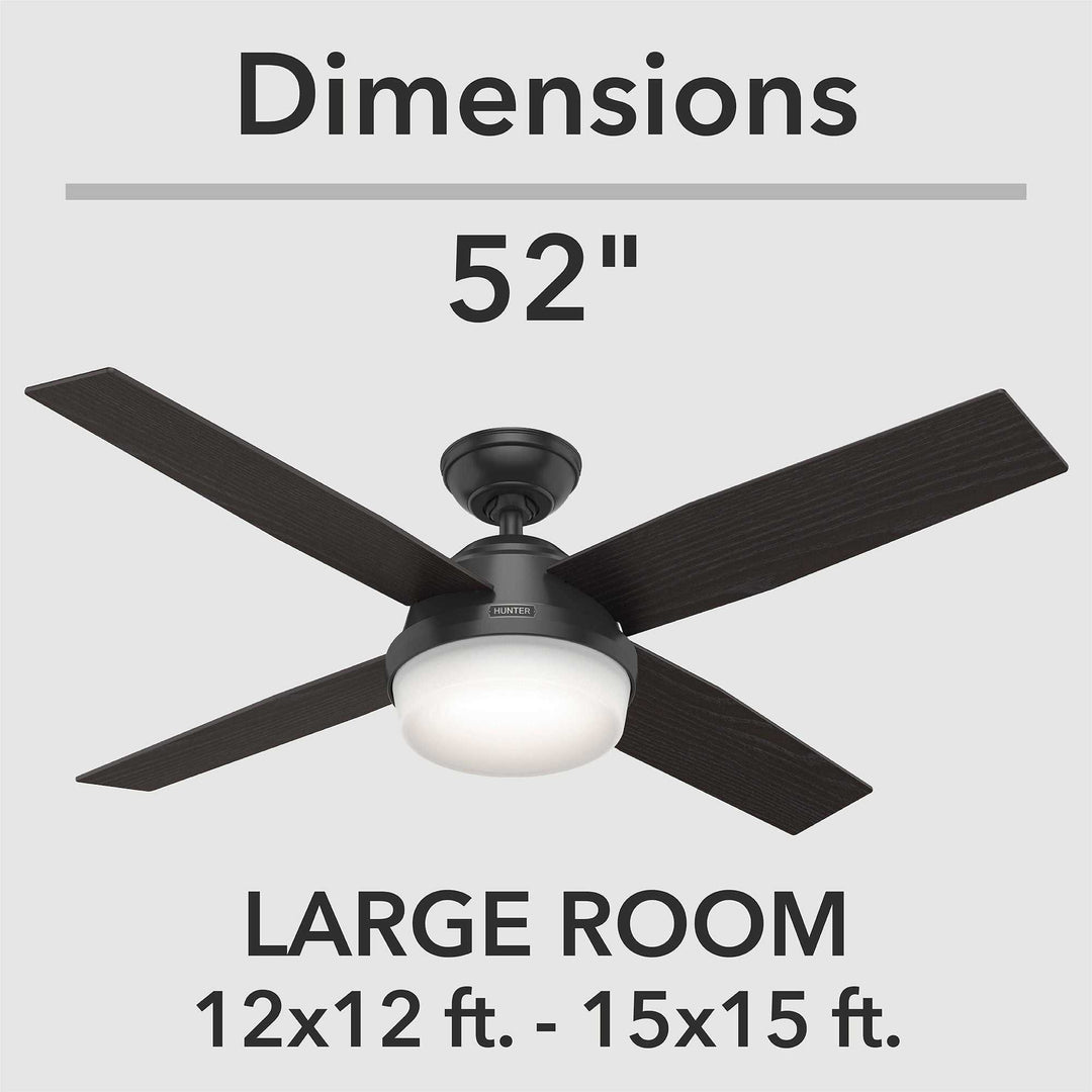Dempsey Outdoor with Light 52 inch Hunter Fan Canada