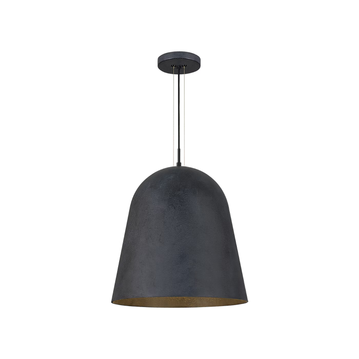 Fett LED Pendant in Weathered Zinc