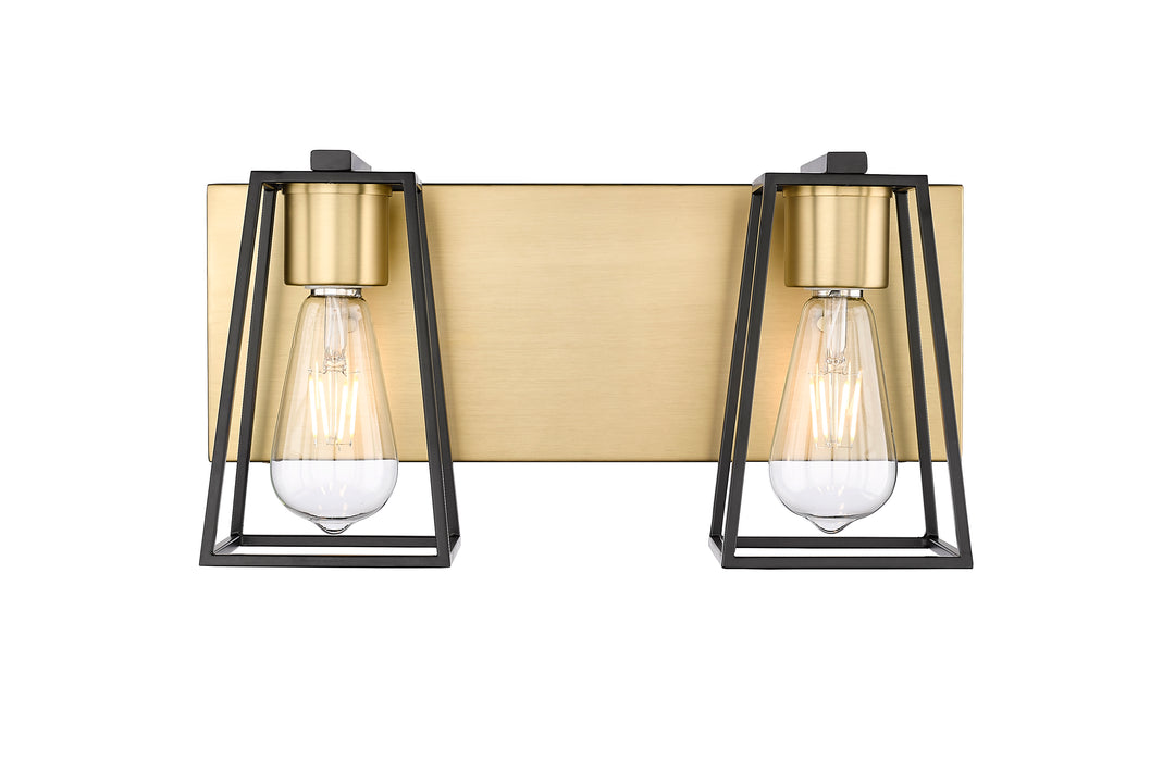 Open 2-Light Bathroom Vanity Light - available from The Lighting Shoppe, trusted by Canadian homeowners
