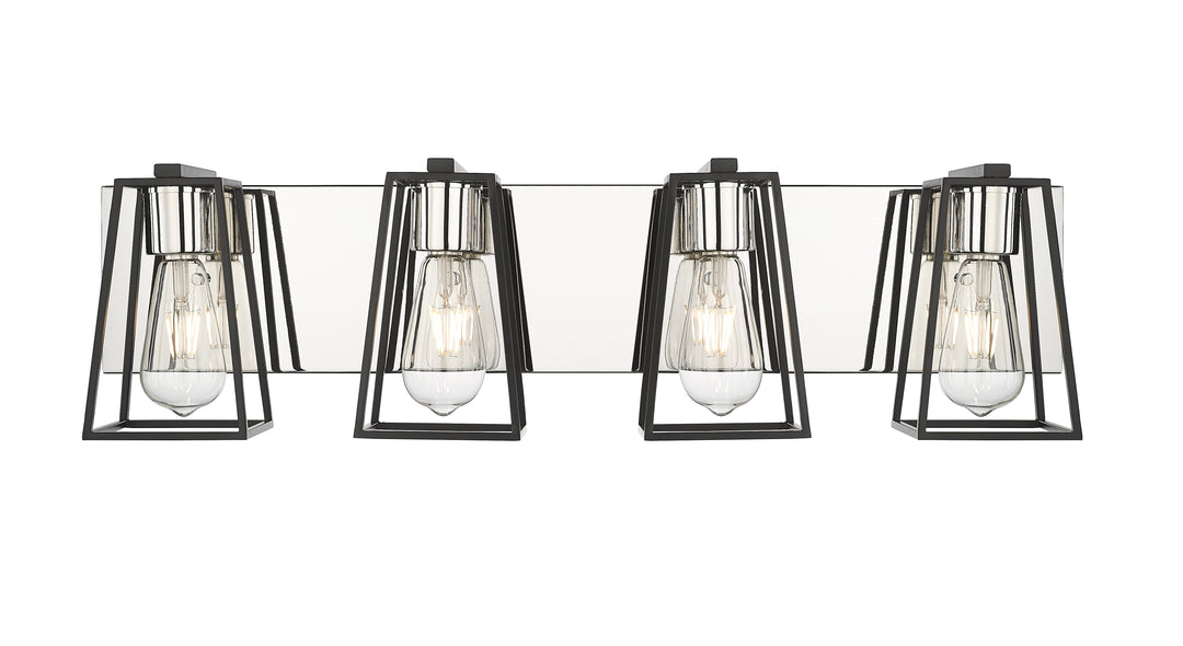 Open 4-Light Bathroom Vanity Light